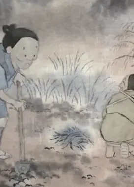 鬼がくれ山のソバの花