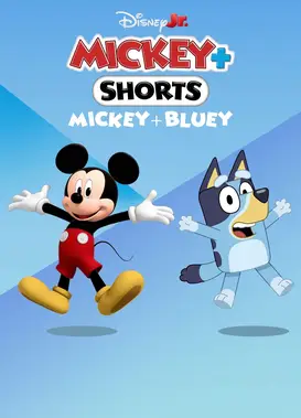 Mickey+ Shorts: Mickey+ Bluey