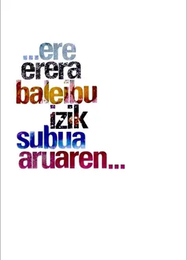 Ere erera baleibu izik subua aruaren